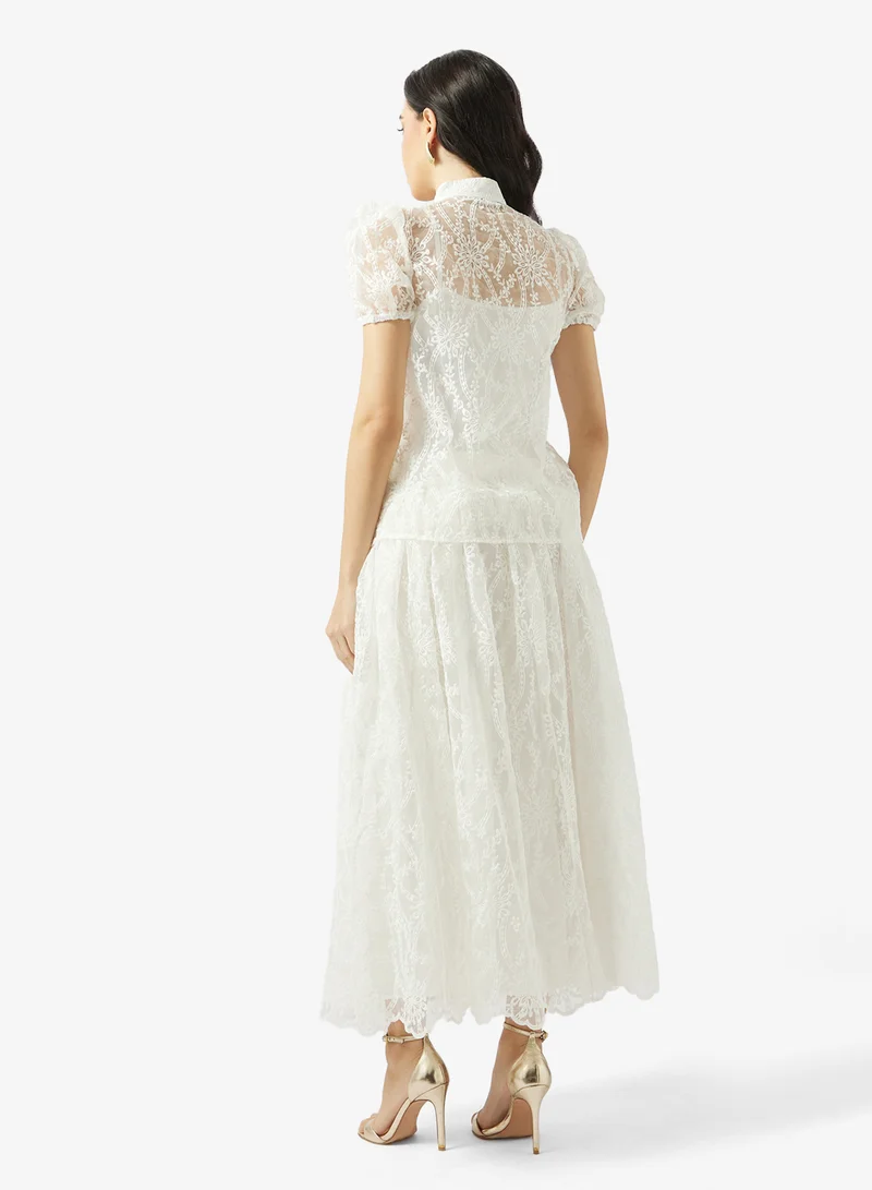 خزانة Lace Top & Skirt Set